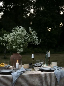 Leon Table Cloth 145x145 cm, Seagrass