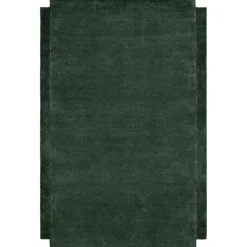 Level Wool Rug 250x350 cm, Green