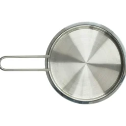 Lid With Handle Brushed Steel, 13 cm