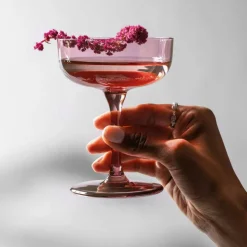 Like Champagne Glass 2-pack, Clay