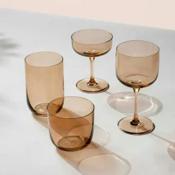 Like Champagne Glass 2-pack, Clay