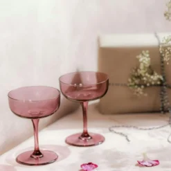 Like Champagne Glass 2-pack, Clay