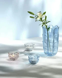 Lily Candle Holder Ø7 cm, Clear