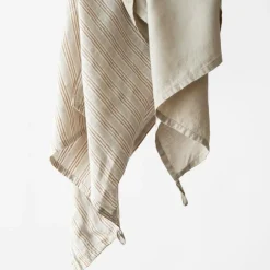Linen Kitchen Towel 50x70 cm, Bleached White