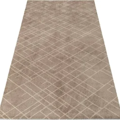 Lines Door Mat Sand / Beige, 200x90 cm