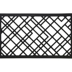 Lines Doormat 45x75 cm, Black
