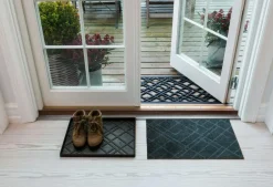 Lines Rug 40x60 cm, Dark Grey