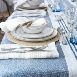 Linåker Table Runner 44x140 cm, Off-white / Natural