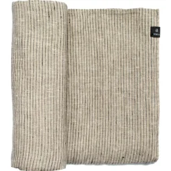 Linus Table Cloth Kohl/Natural, 145x330 cm