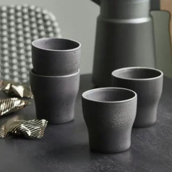 Liss Thermo Cup H14 cm 4-pack, Light Grey