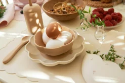 Little Poppy Childrens Tableware 4 Pieces, Light Pink