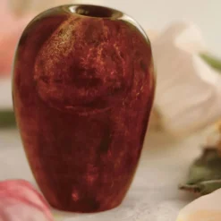 Liv Vase Mouth-blown Glass, Brown