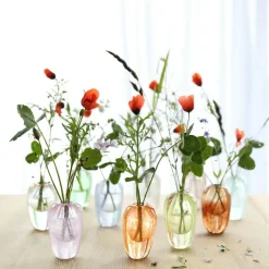 Liv Vase Mouth-blown Glass, Brown