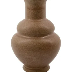 Liva Vase Stoneware H29 cm, Camel