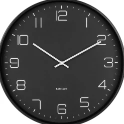 Lofty Wall Clock, Black