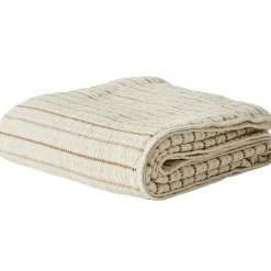 Lola Bedspread 140x200 cm, Beige/Brown