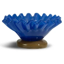 Lori Bowl 14 cm, Blue / Beige