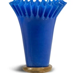 Lori Vase 21 cm, Blue / Beige