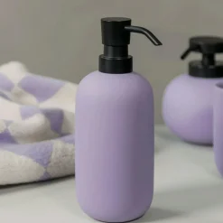 Lotus Soap Dispenser High, Cobalt-blue