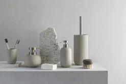 Lotus Soap Dispenser Low, Cobalt-blue