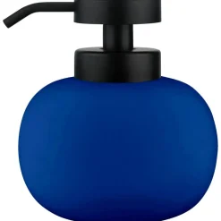 Lotus Soap Dispenser Low, Cobalt-blue