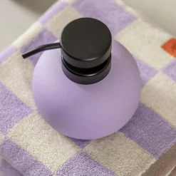 Lotus Soap Dispenser Low, Cobalt-blue