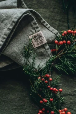 Lovely Napkins Linen 4-pack, Avocado