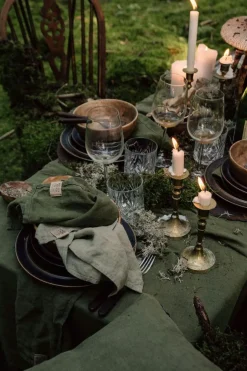 Lovely Table Cloth 145x300 cm, Jeep Green