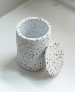 Lucca Jar With Lid 14 cm, Black