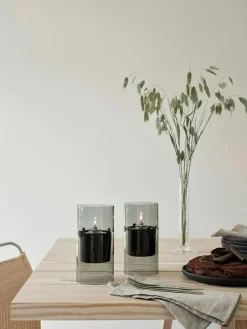 Lucie Hurricane Oil Lamp 17,5 cm, Smoke