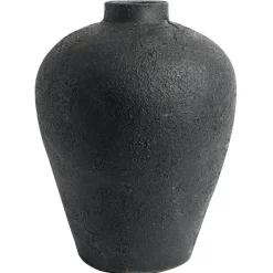 Luna Decorative Pot Black, 80 cm