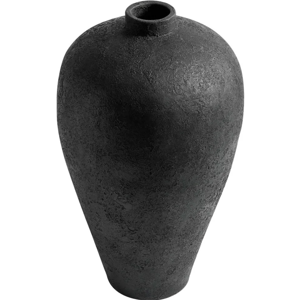 Luna Decorative Pot Black, 80 cm