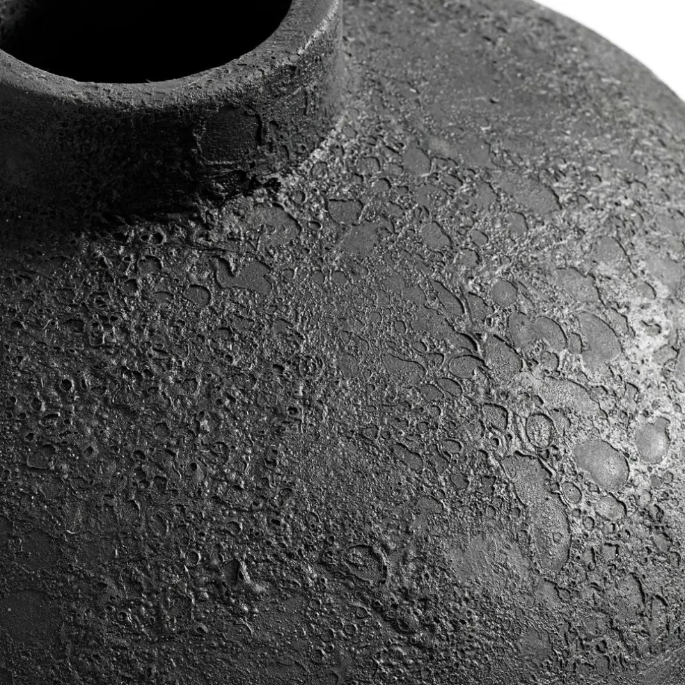 Luna Decorative Pot Black, 80 cm