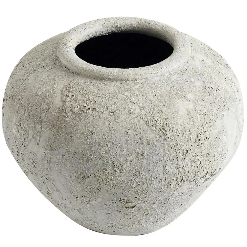 Luna Decorative Pot Light Grey, 38 cm