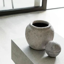 Luna Decorative Pot Light Grey, 38 cm