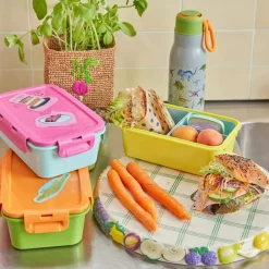 Lunch Box, Green/Orange
