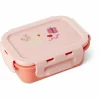 Lunch Box With Airtight Lid, Pink Wildlife