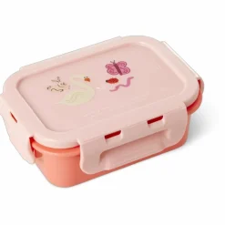 Lunch Box With Airtight Lid, Pink Wildlife