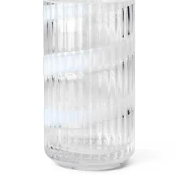 Lyngby Vase Swirl White, 15,5 cm