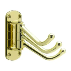 Lyr Hook, Polished Brass