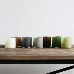 Lyric Candle Holder L, Dark Grey