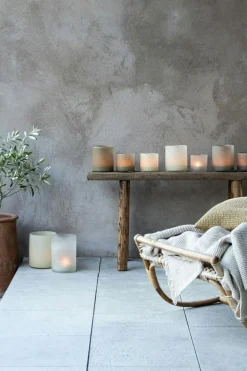 Lyric Candle Holder L, Dark Grey