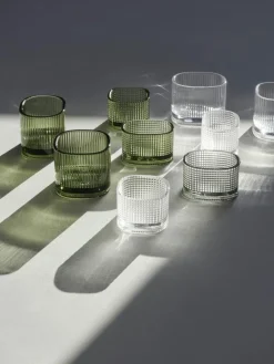 Magica Candle Holder Super Circle 70 mm, Clear