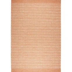 Mahi Wool Rug Off-white / Orange, 170x240 cm