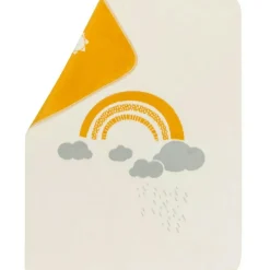 Maja Baby Blanket 75x100 cm Rainbow, Off-white