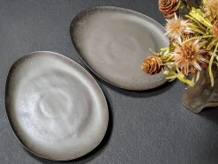 Mame Dinner Plate, Oyster