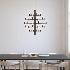 Manola 30 Chandelier Dimmable LED, Chrome