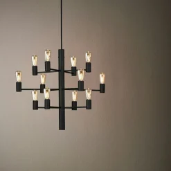 Manola 12 Chandelier Dimmable LED, Chrome