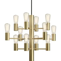 Manola Mini Chandelier, Black