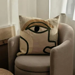 Manon Cushion Cover 50x50 cm, Black